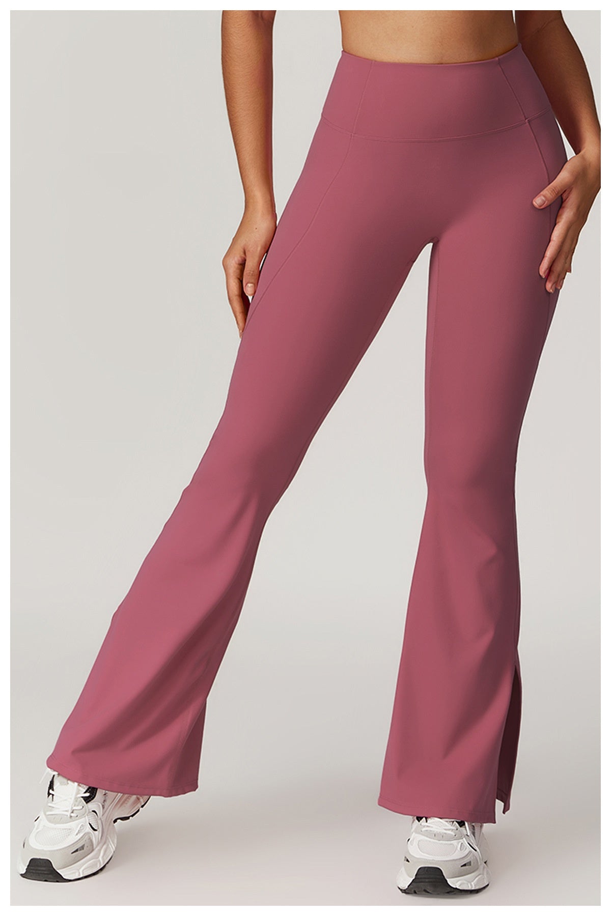 Sarah Pink Flare Yoga Pants