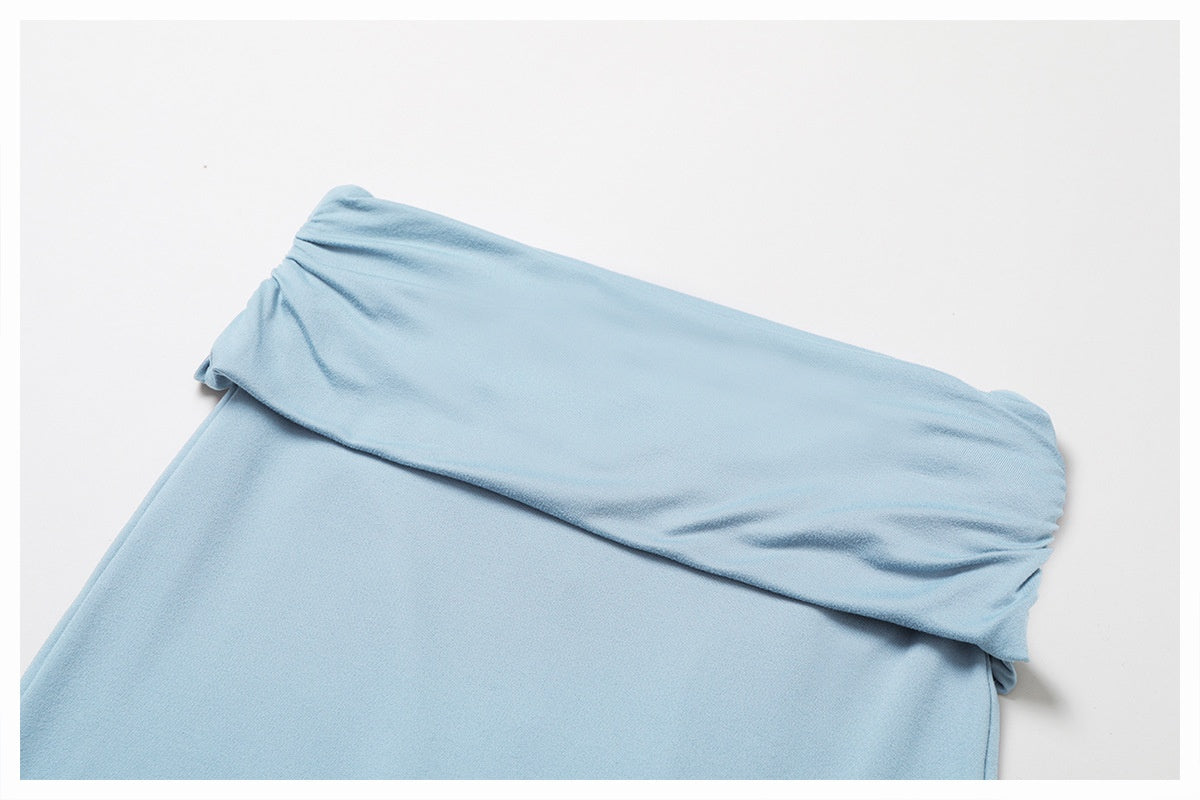 Lily's Baby Blue Folded Waist Leggings