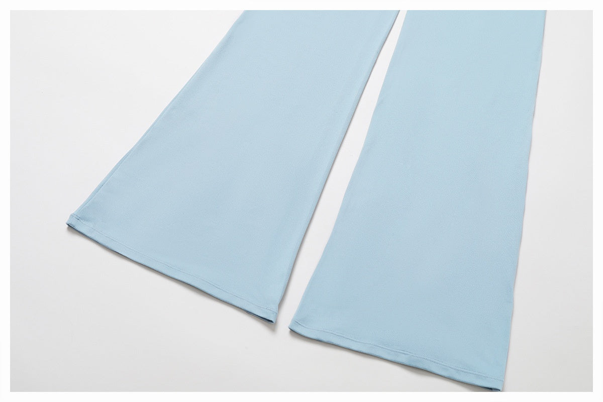 Lily's Baby Blue Folded Waist Leggings