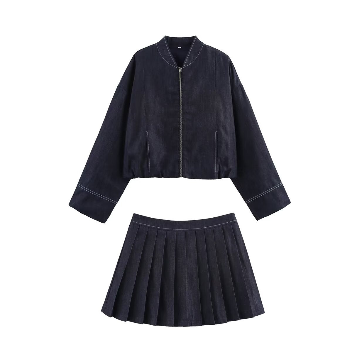 Amelia Denim Skirt & Jacket