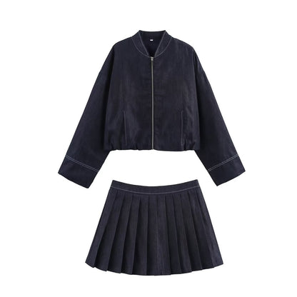 Amelia Denim Skirt & Jacket