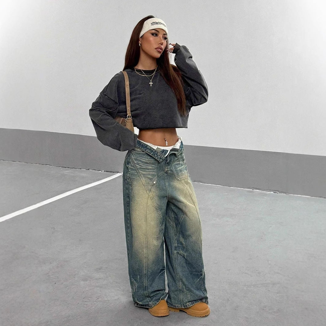 Lisbeth Distressed Street Sweater