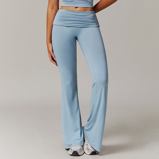 Lily's Baby Blue Folded Waist Leggings