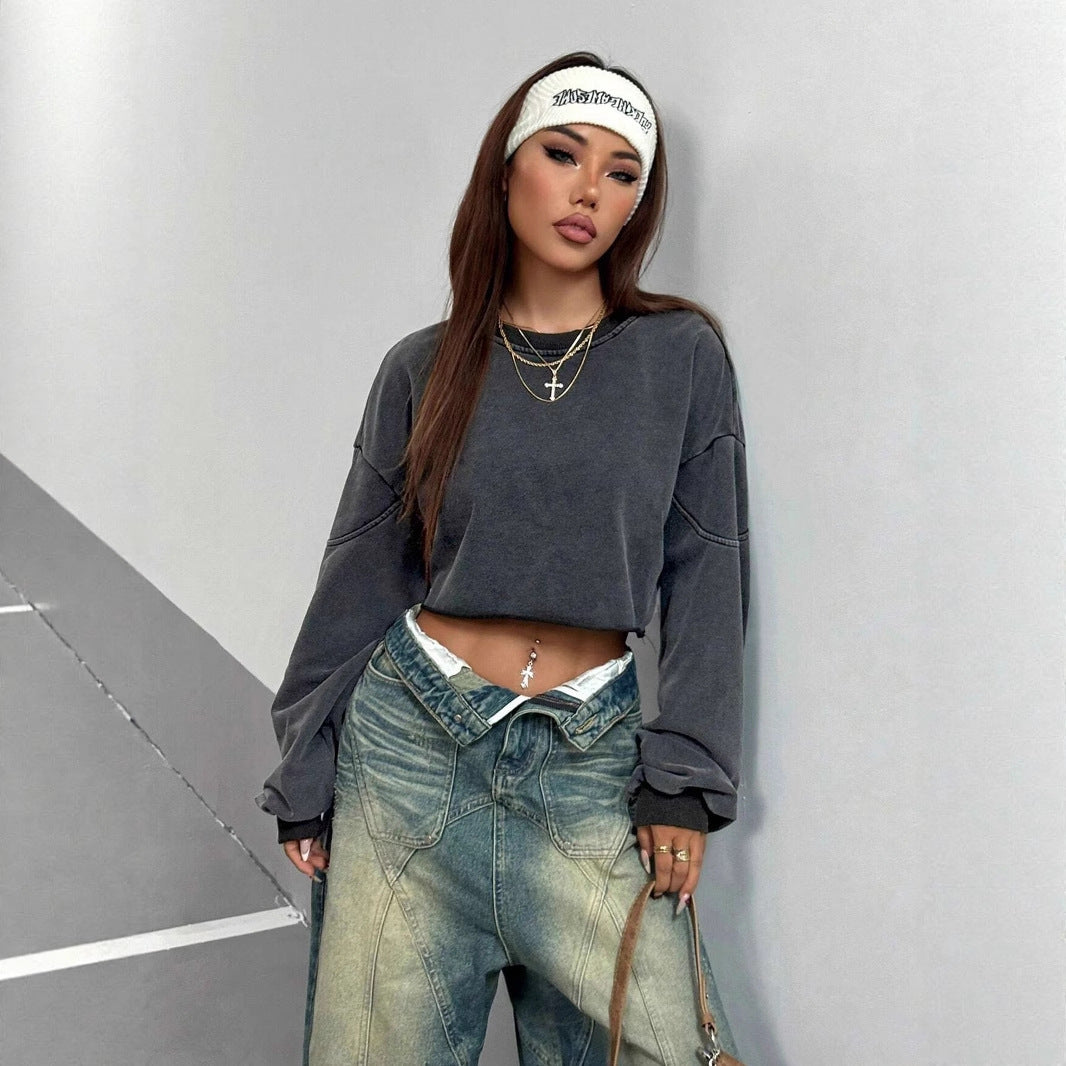 Lisbeth Distressed Street Sweater